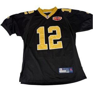 Reebok New Orleans Saints Marques Colston On Field Super Bowl XLIV Jersey 48 NFL